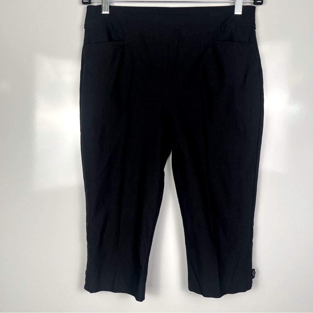 2/$30 Chicos Black Women's Cropped Dress Pants